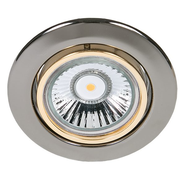C 3830 Schwarz chrom mit Goldring