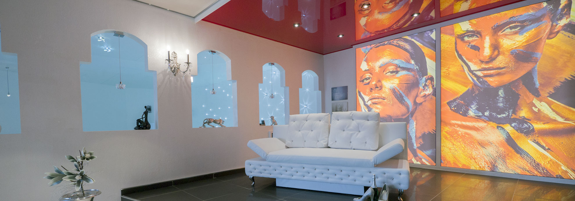 Lichtdecken bedruckt